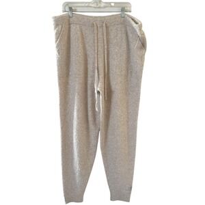 NWT Auden Sweater Knit Jogger Women Pant Size XXLL Ivory Comfy Sustainable Sleep